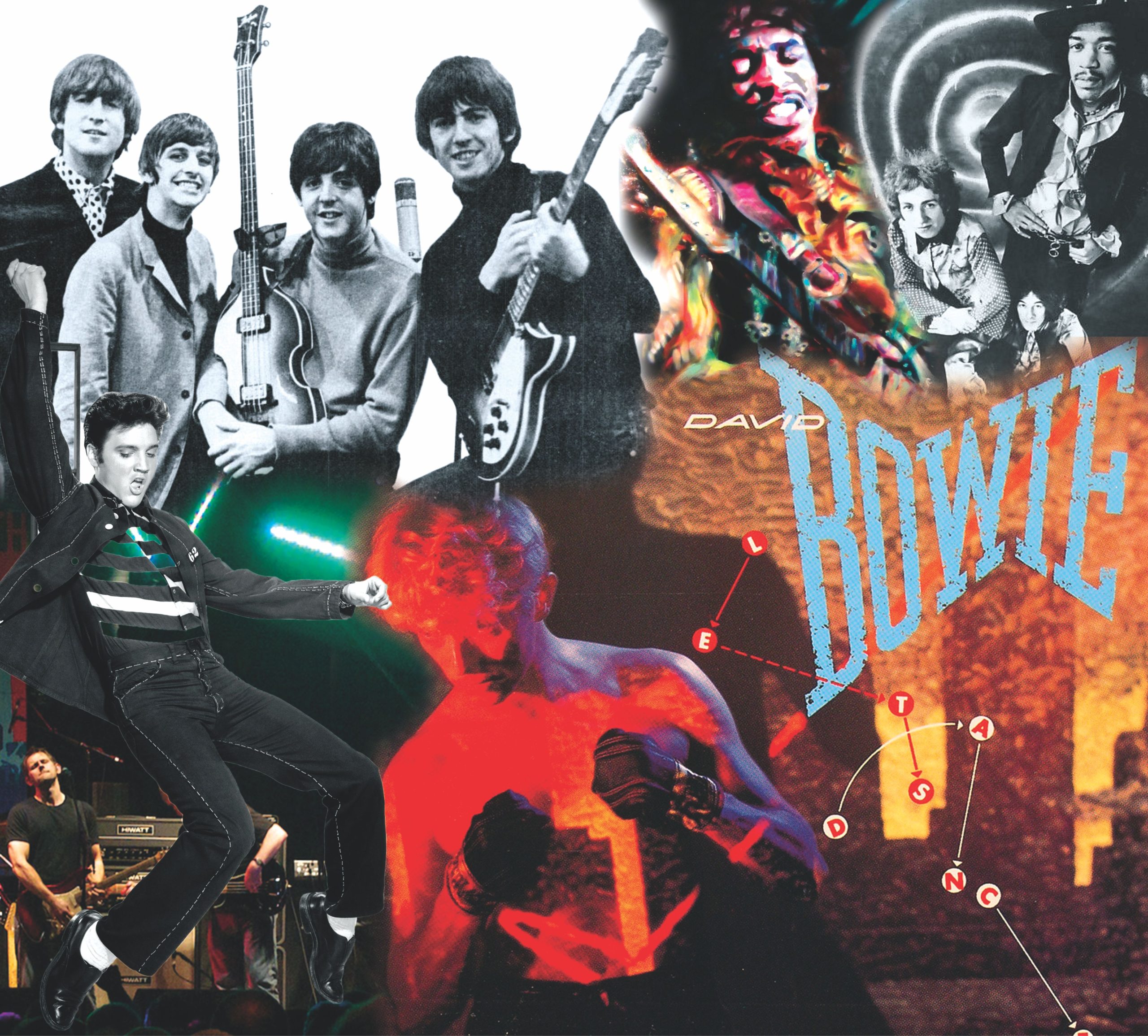 The decadal, spiralling proliferation of rock music