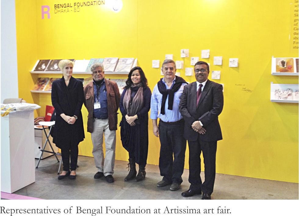 bengal foundation at artissima in italy